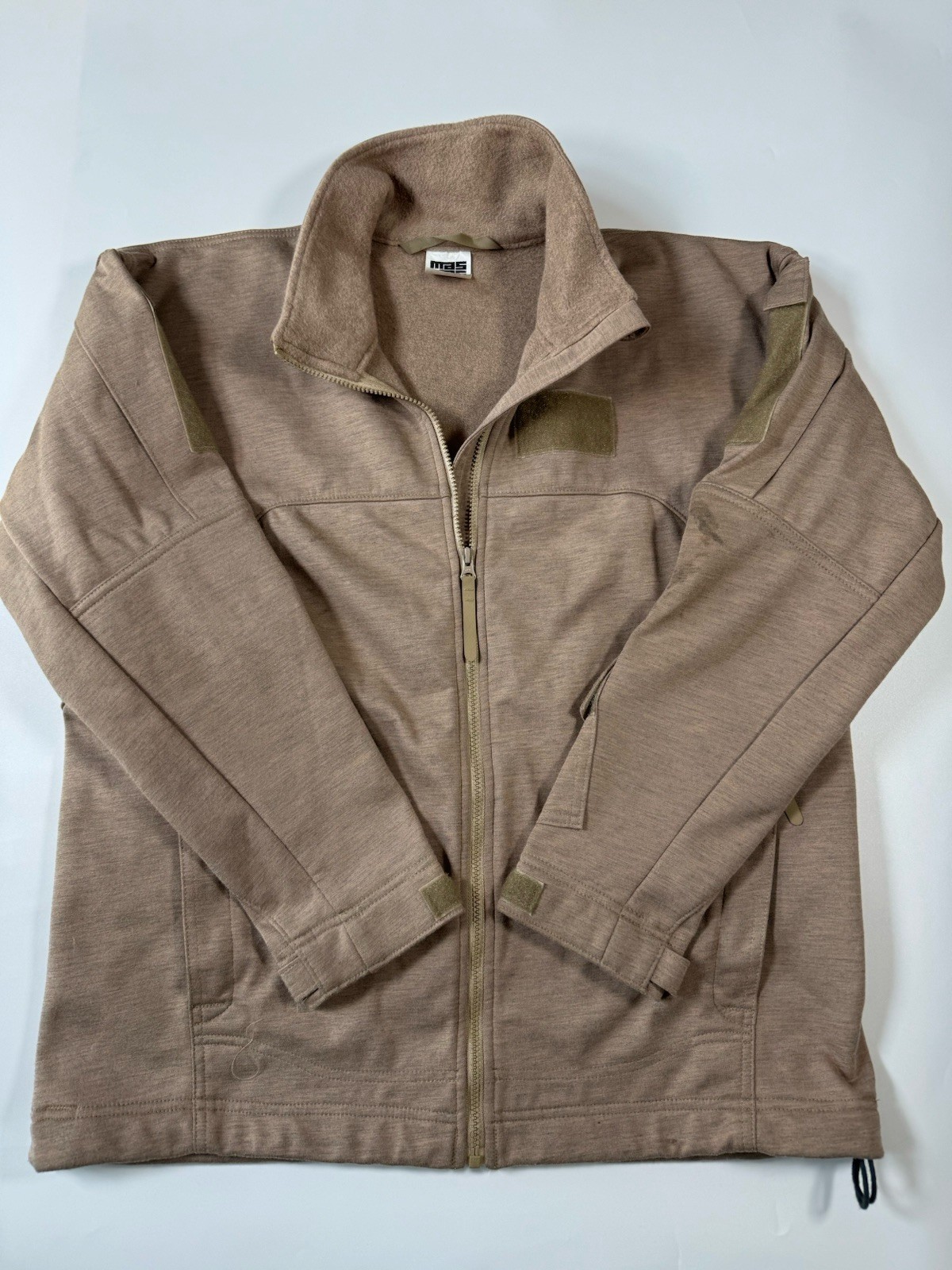 Massif Elements NAVAIR FR Nomex Tactical Jacket Large Made in USA Coyote Tan