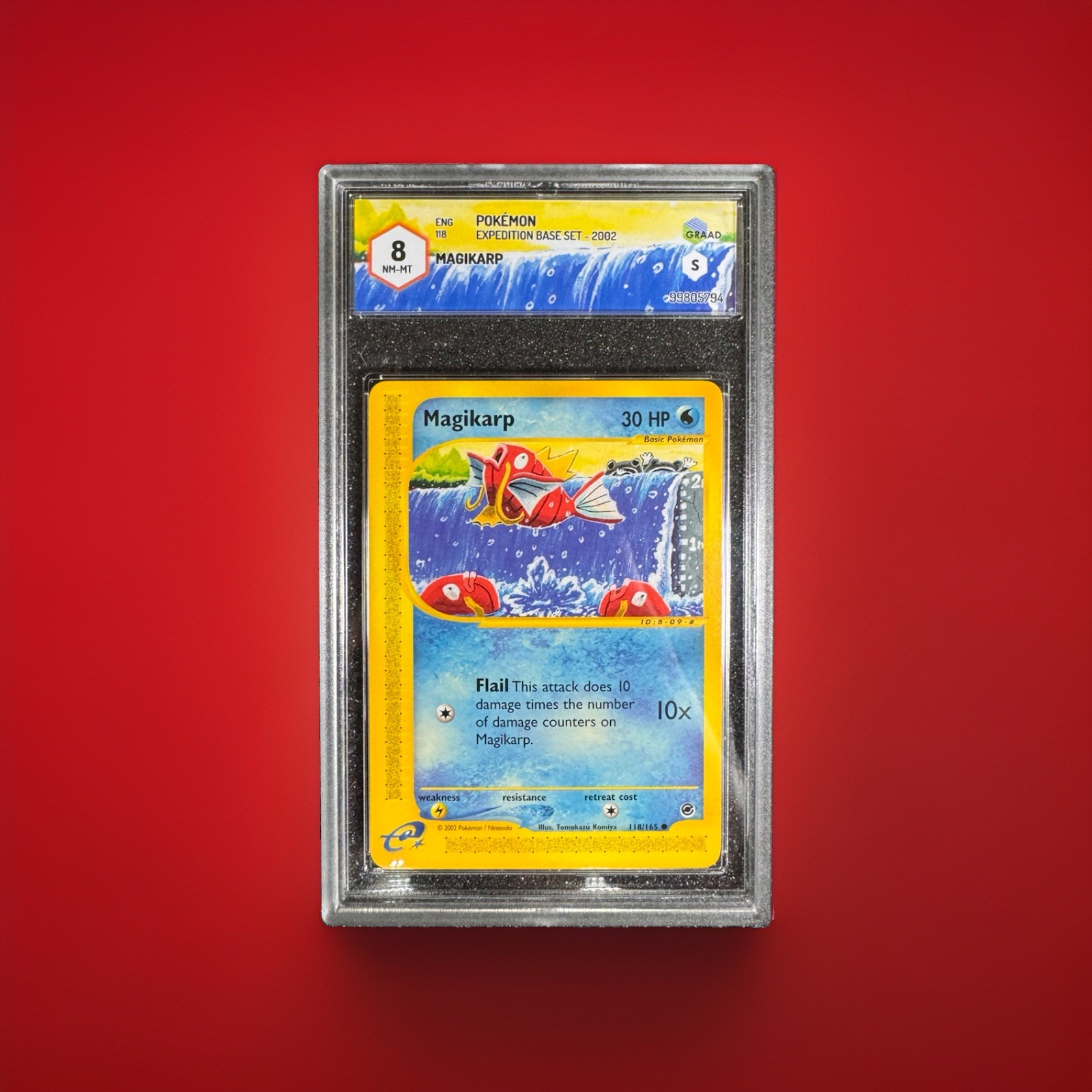 Nintendo Pokémon - Magikarp - 118/165 - Expedition Base Set - ENG - GRADE 8