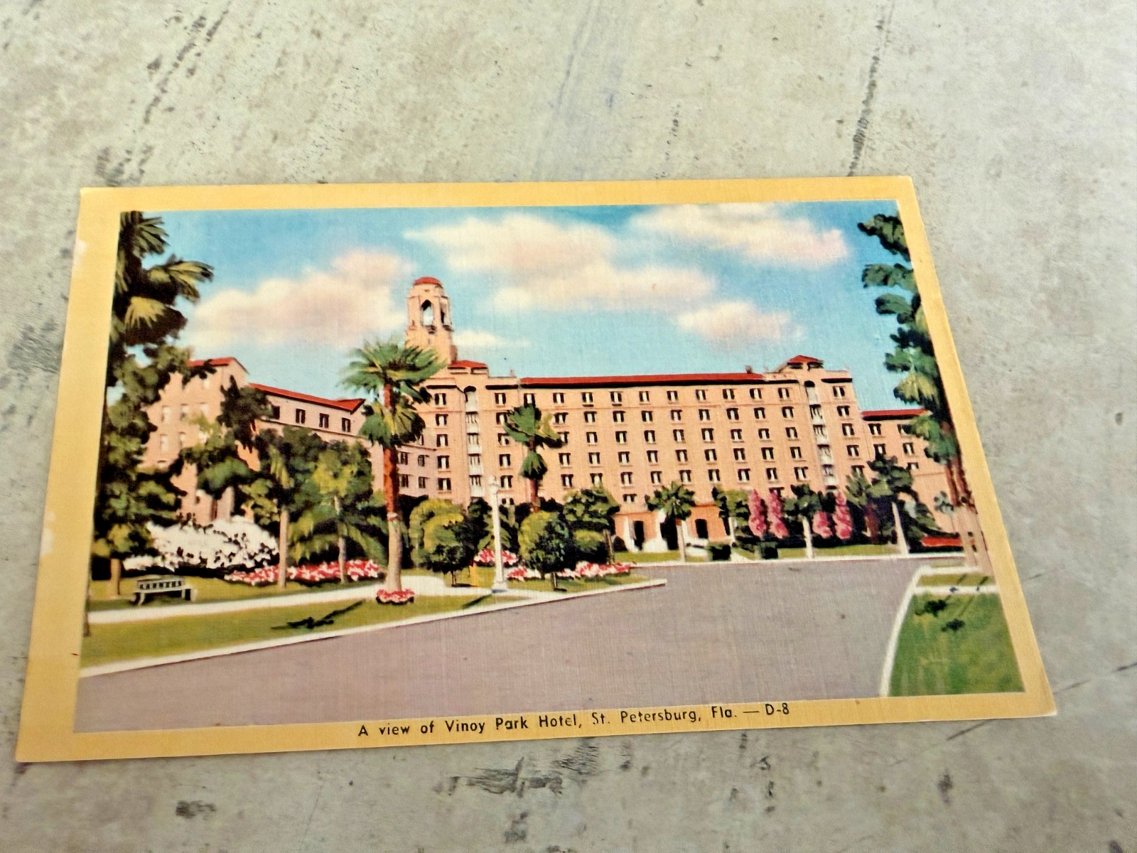 Vinoy Park Hotel St. Petersburg Florida Postcard Unposted