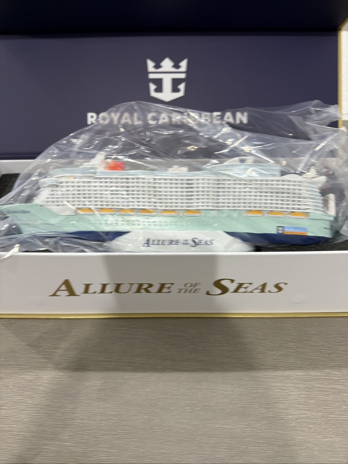 NEW Royal Caribbean Allure of the Seas Cruise Official Licensed Ship Model