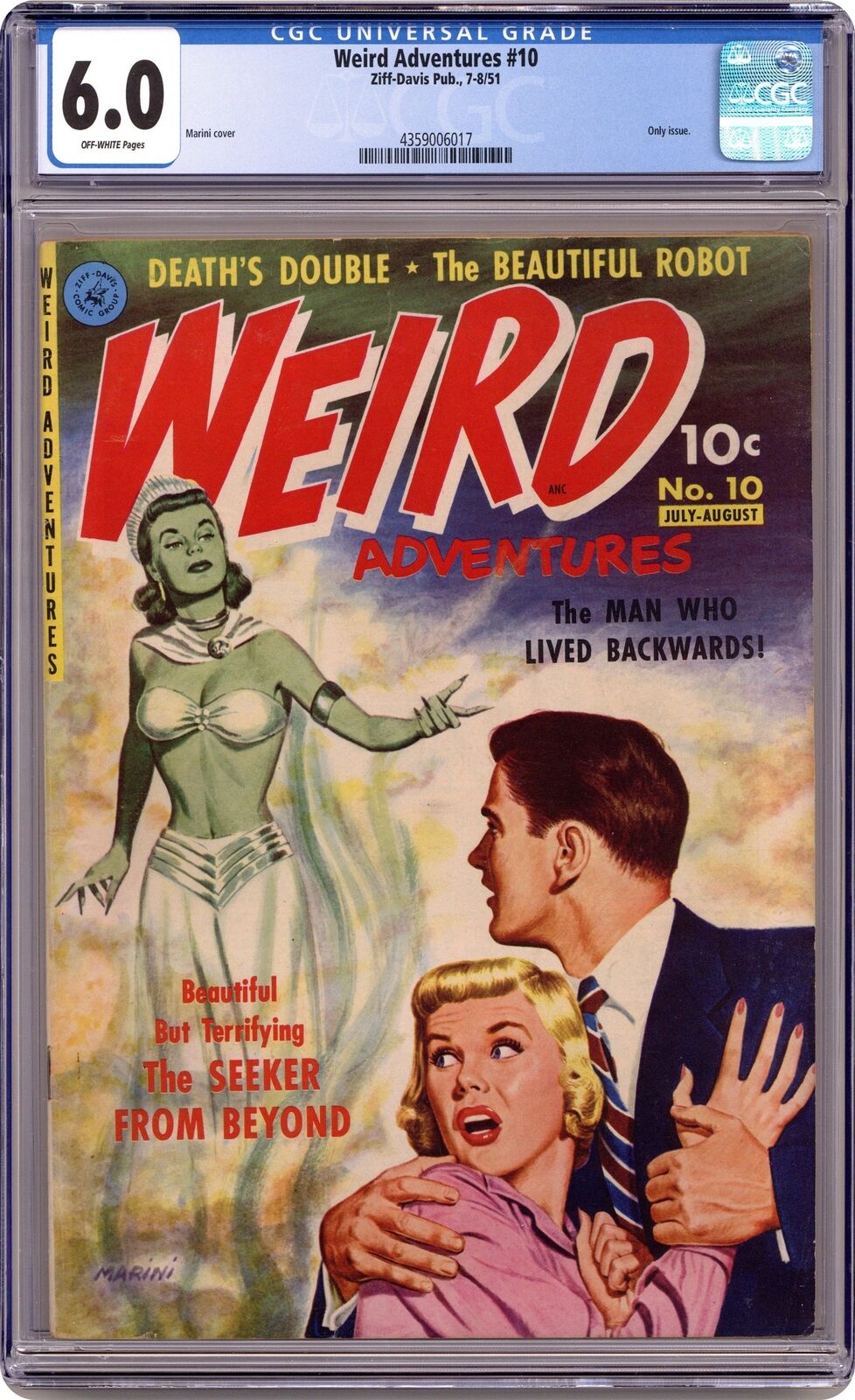 Weird Adventures #10 CGC 6.0 1951 4359006017