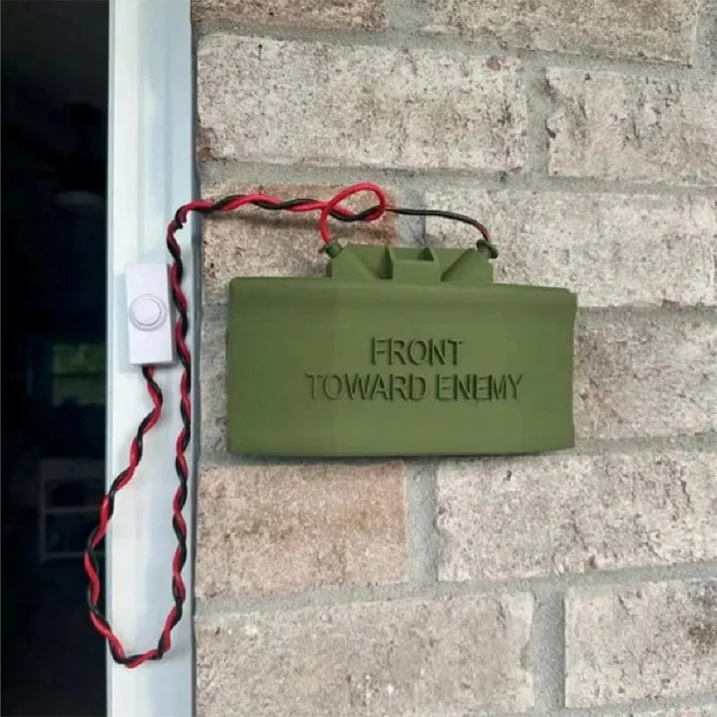 Ring Cam Claymore Mine Doorbell Fake Mine Pranks Doorbell Prankster Doorbell