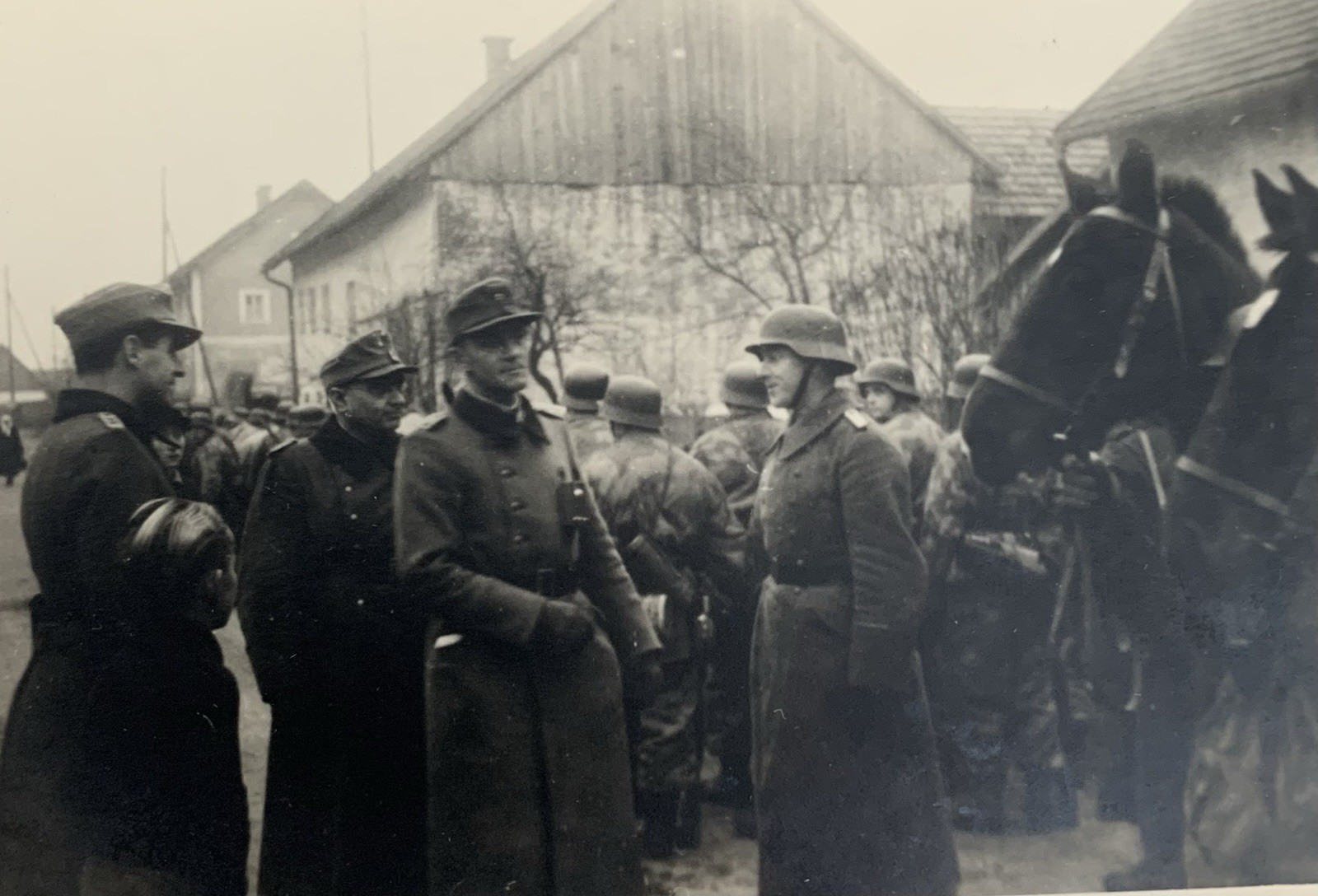 WWII German Soldiers Late War 1945 Original Photo