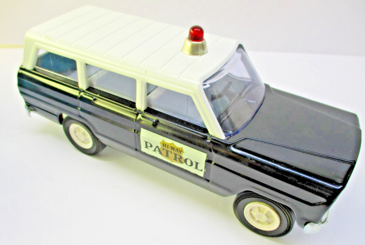 Vintage TONKA 1960'S era Steel Highway Patrol Jeep #64 Very Rare