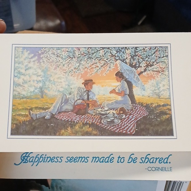 Celestial Seasonings Vintage Greeting Card 1986 \'Happiness Seems Made to Be Sha…