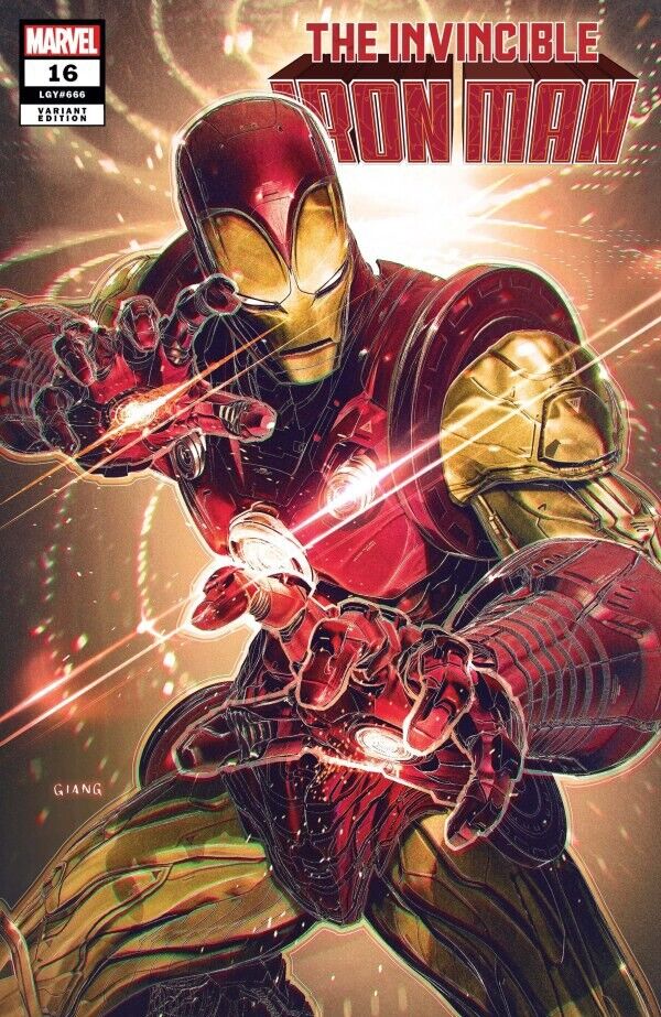 Marvel Comics ‘The Invincible Iron Man’ #16 (2024) John Giang Variant Cover