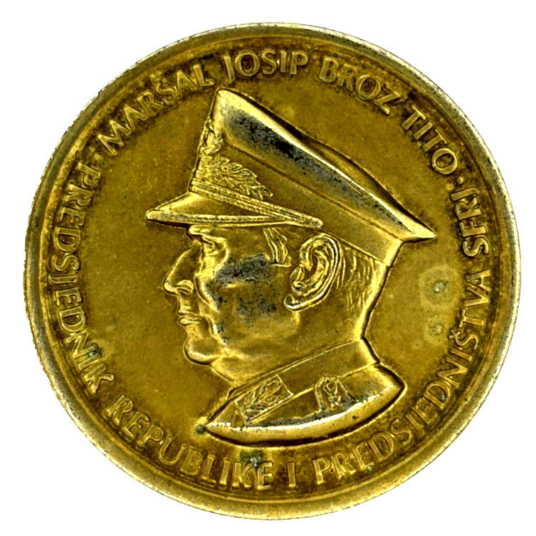 Josip Broz Tito Medal Yugoslavia SFRJ Commemorative 1974 Bronze Cold War