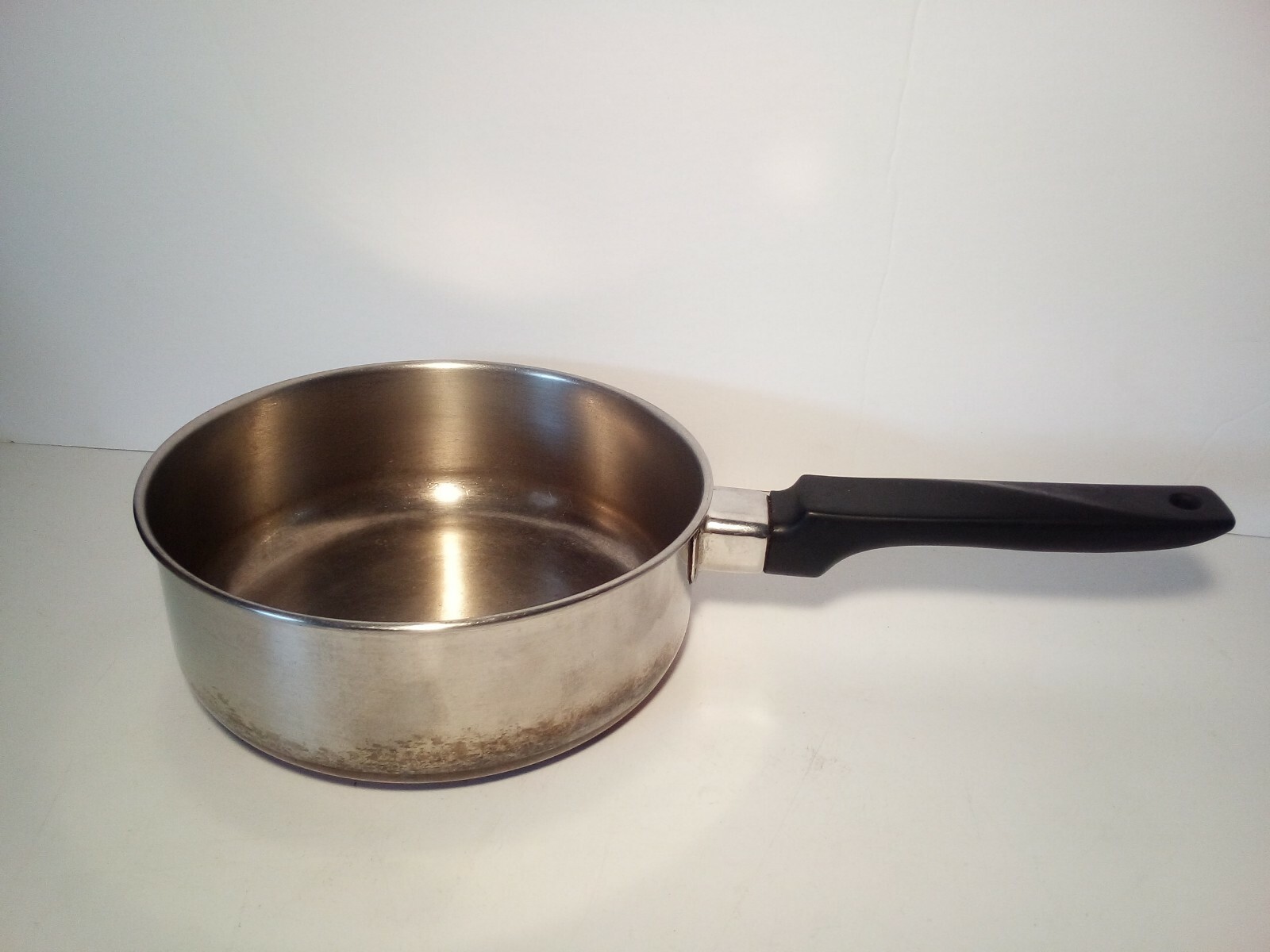  Vintage Ekcoware Stainless Steel With Thick Copper Bottom Pot Made in USA