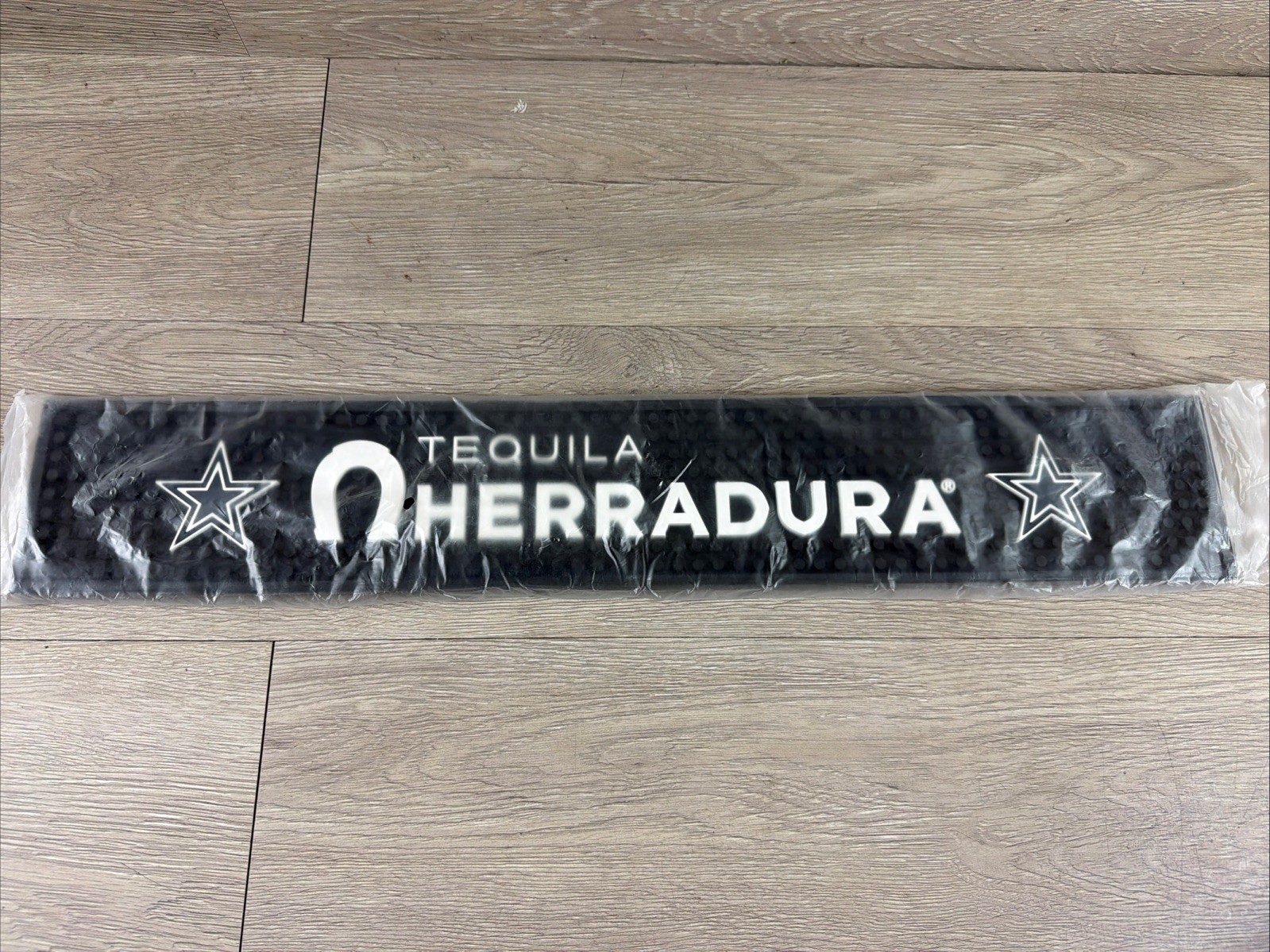 Dallas Cowboys Herradura Tequila Bar Mat New 21.5” x 3.5”