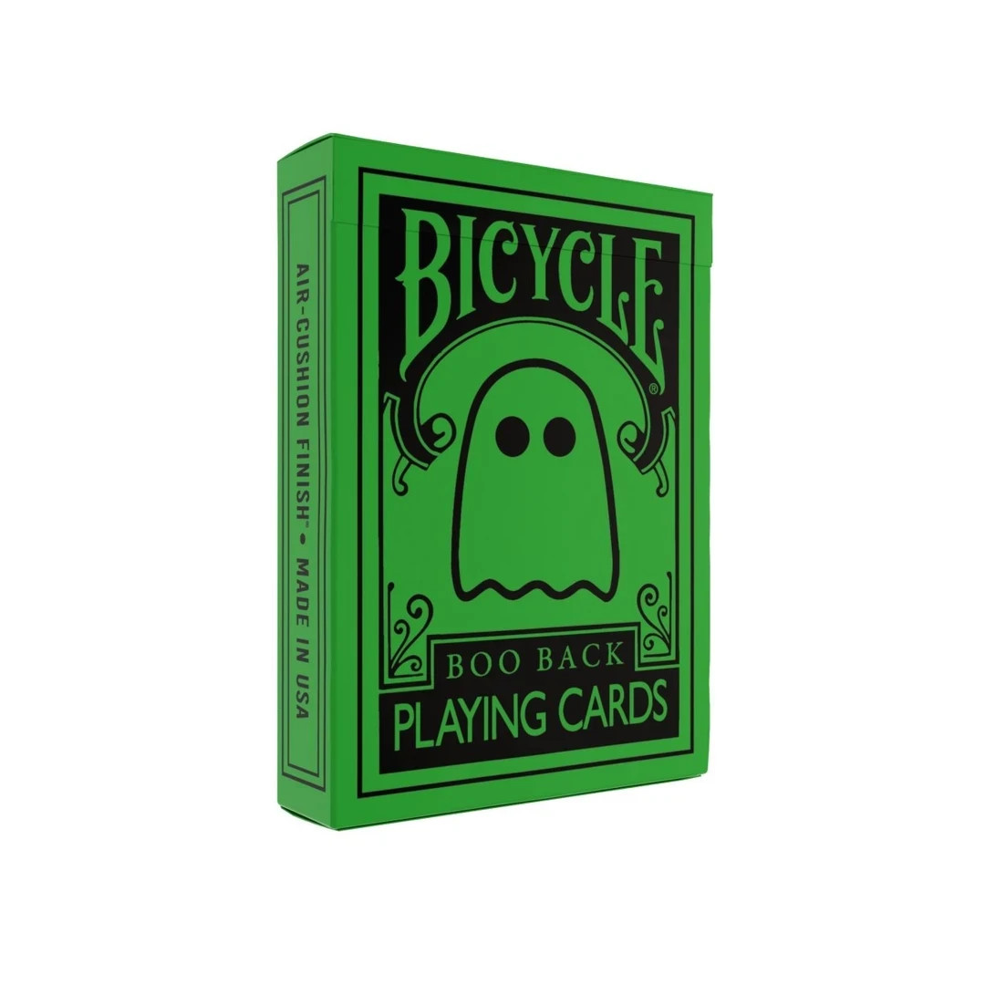 Bicycle Boo (green) Halloween playing cards