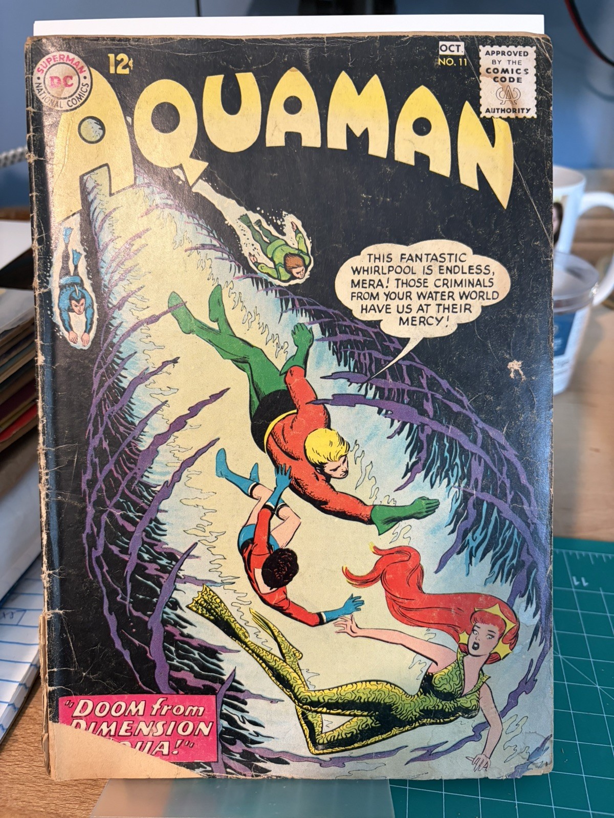 AQUAMAN #11 GD- DC COMICS 1963 *1st MERA AQUAMAN #11 GD- DC COMICS 1963 *1st MERA