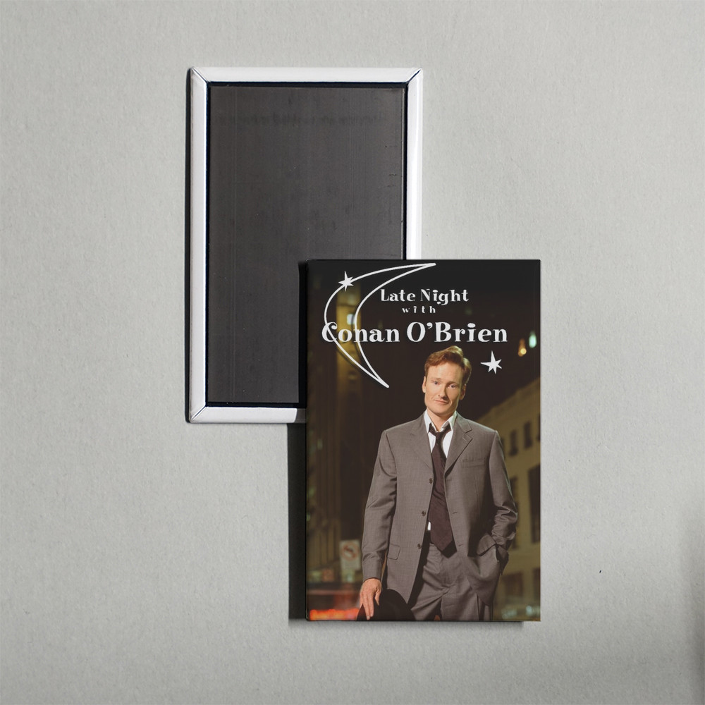 Late Night with Conan O'Brien Mini TV Show Poster Fridge Locker Magnet Late Night with Conan O'Brien Mini TV Show Poster Fridge Locker Magnet