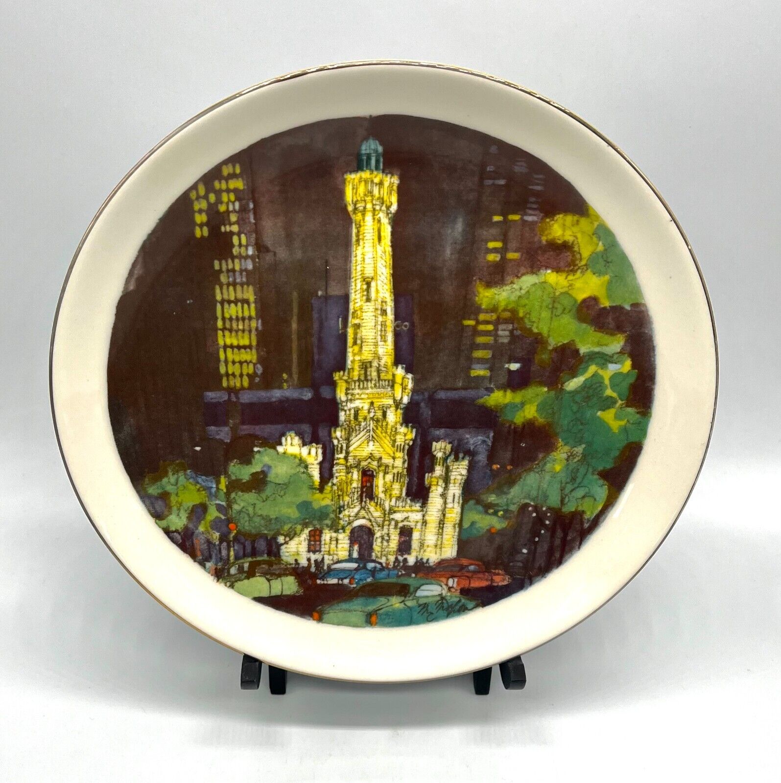 Franklin McMahon Limited Edition Chicago Collector Plates