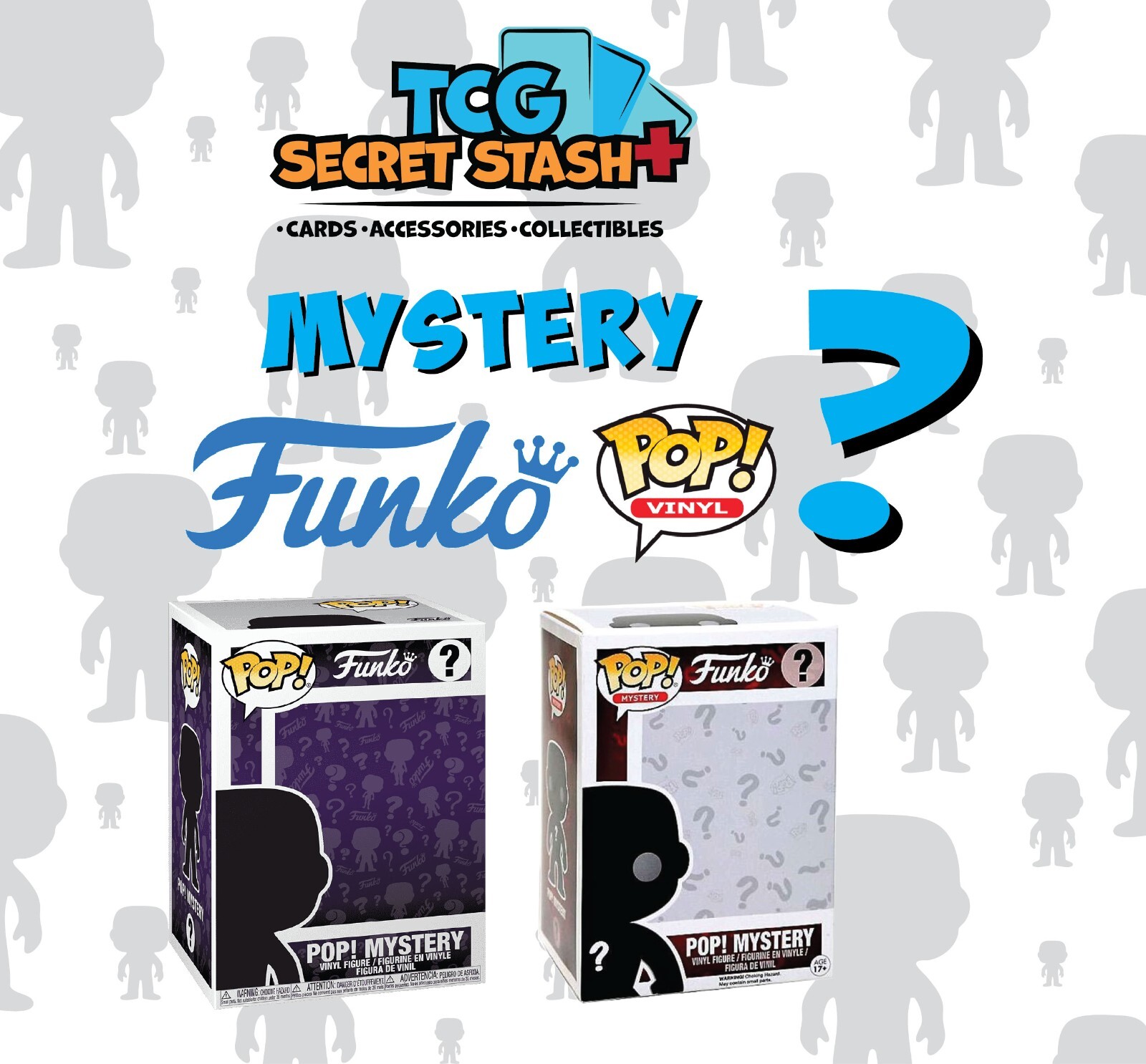 2X Mystery Funko Pops NEW At least 1 Exclusive, Include Vinyl Protector