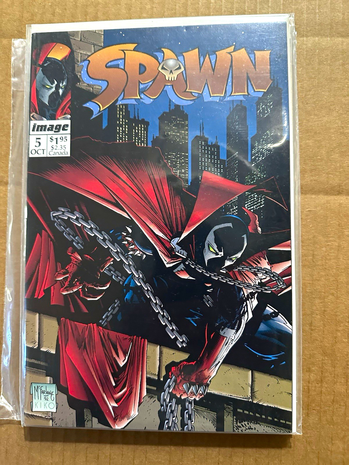 Image Comics Spawn #5 Oct 1992 Todd McFarlane Cover/Story Single Issue