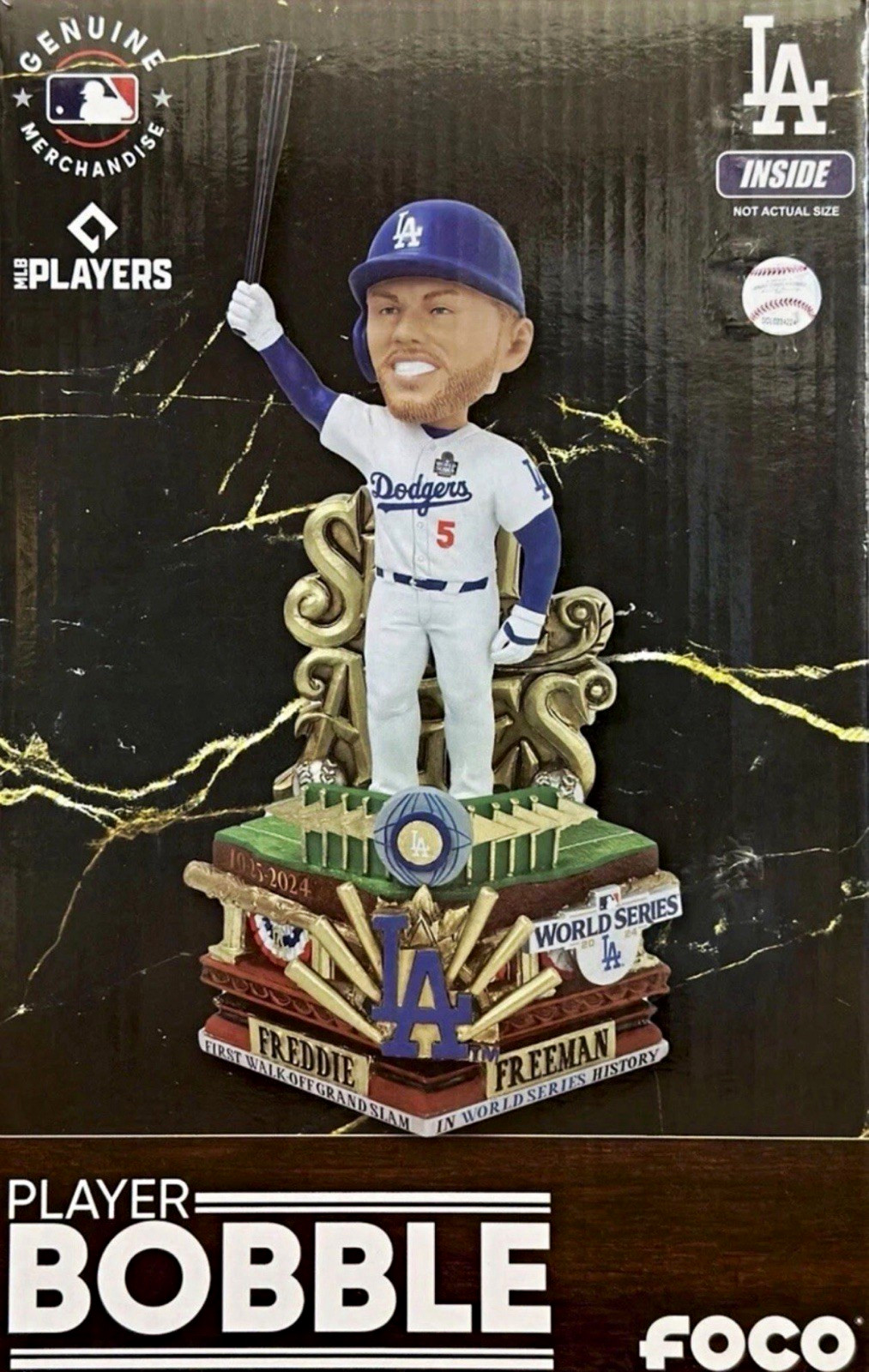 Freddie Freeman Los Angeles Dodgers 2024 World Series Game 1 Grand Slam Walk Off