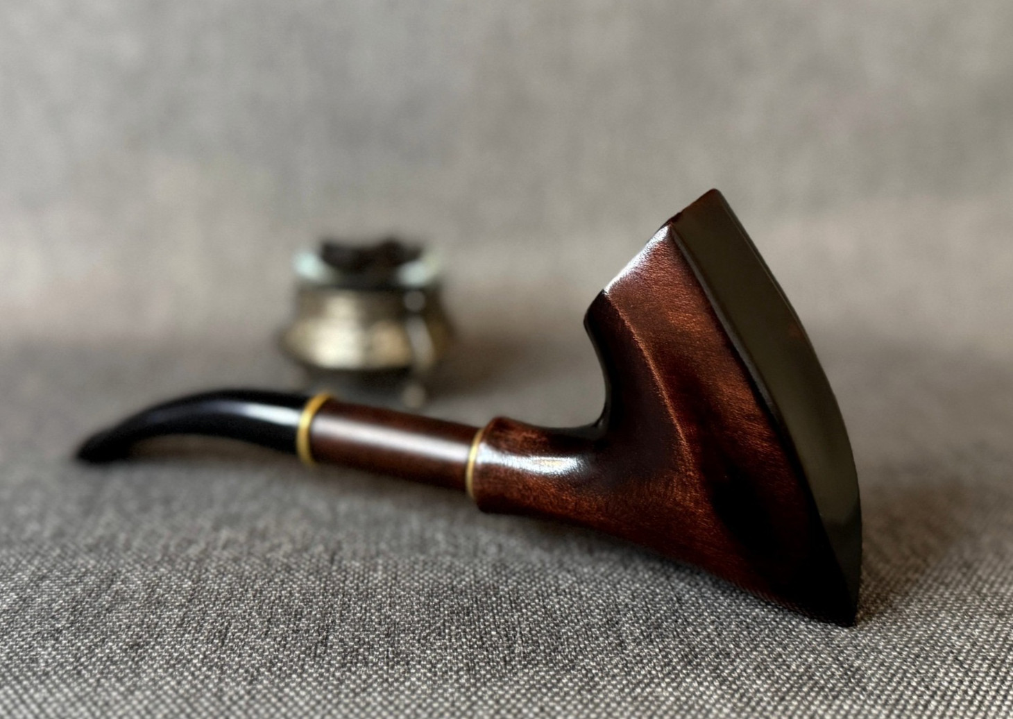 Smoking tobacco wooden long pipe 7.1 Churchwarden handmade stem