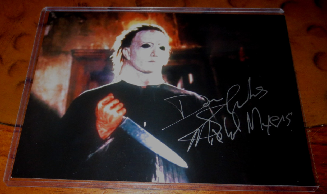 Donald Shanks signed autographed photo Halloween 5 The Revenge of Michael Myers