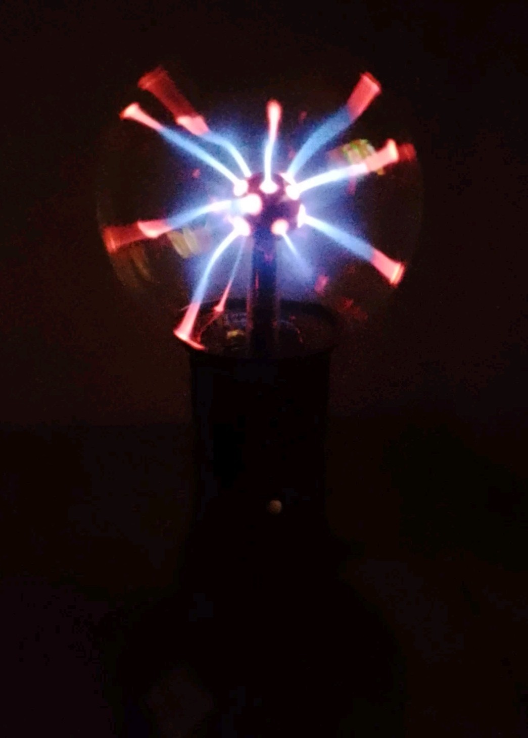 Vtg 1980s Radio Shack Illuma Storm Plasma Ball Globe Lamp 42-3034 Tested Works