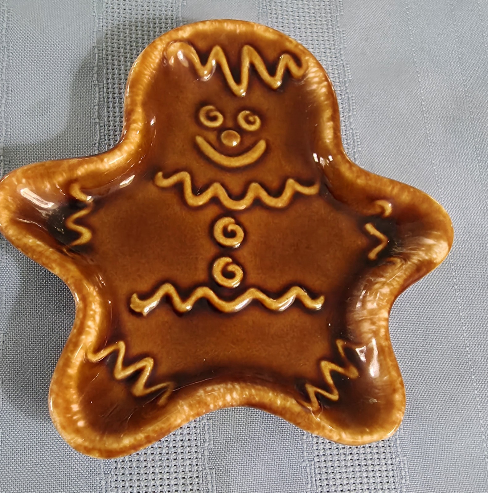 Hull Pottery GINGERBREAD MAN SPOON REST HTF Pottery Glaze Brown -FREE SHIPPING- Hull Pottery GINGERBREAD MAN SPOON REST HTF Pottery Glaze Brown -FREE SHIPPING-