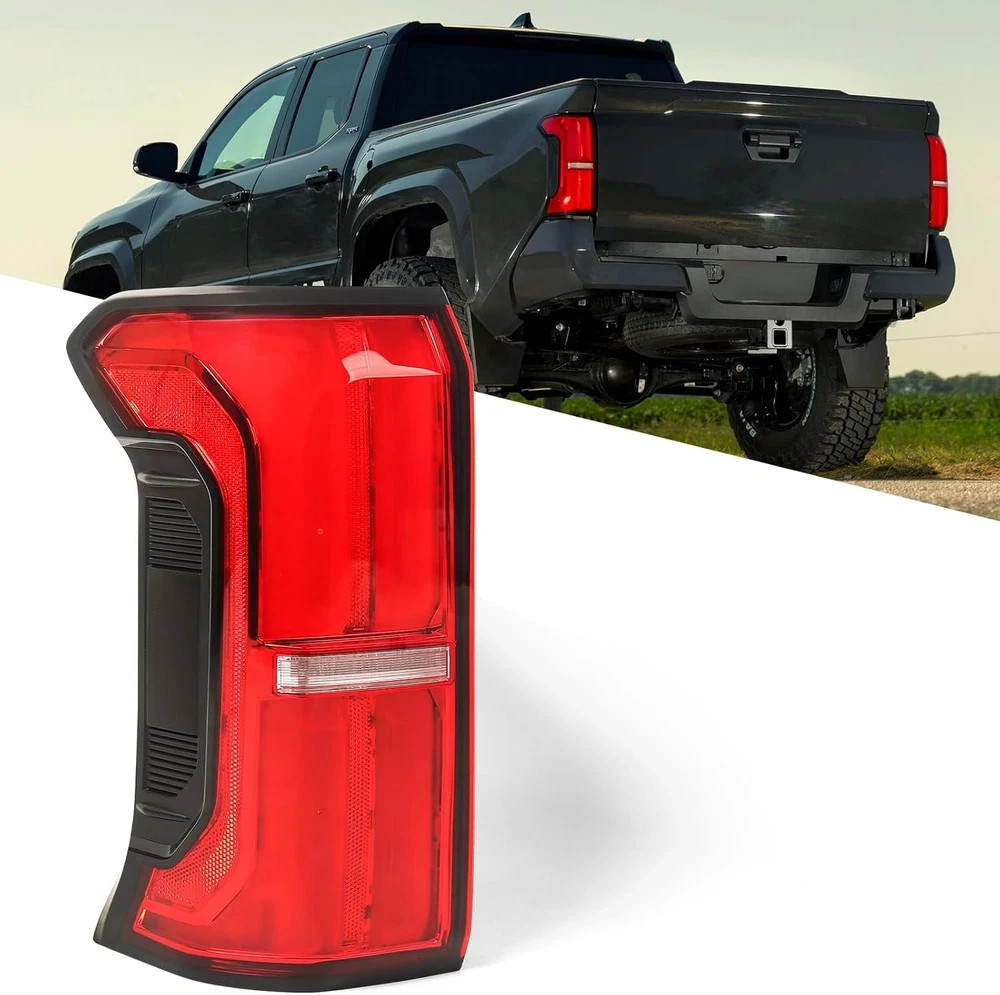 Left Full LED Tail Light for Toyota Tacoma 2024 2025 (Chrome)