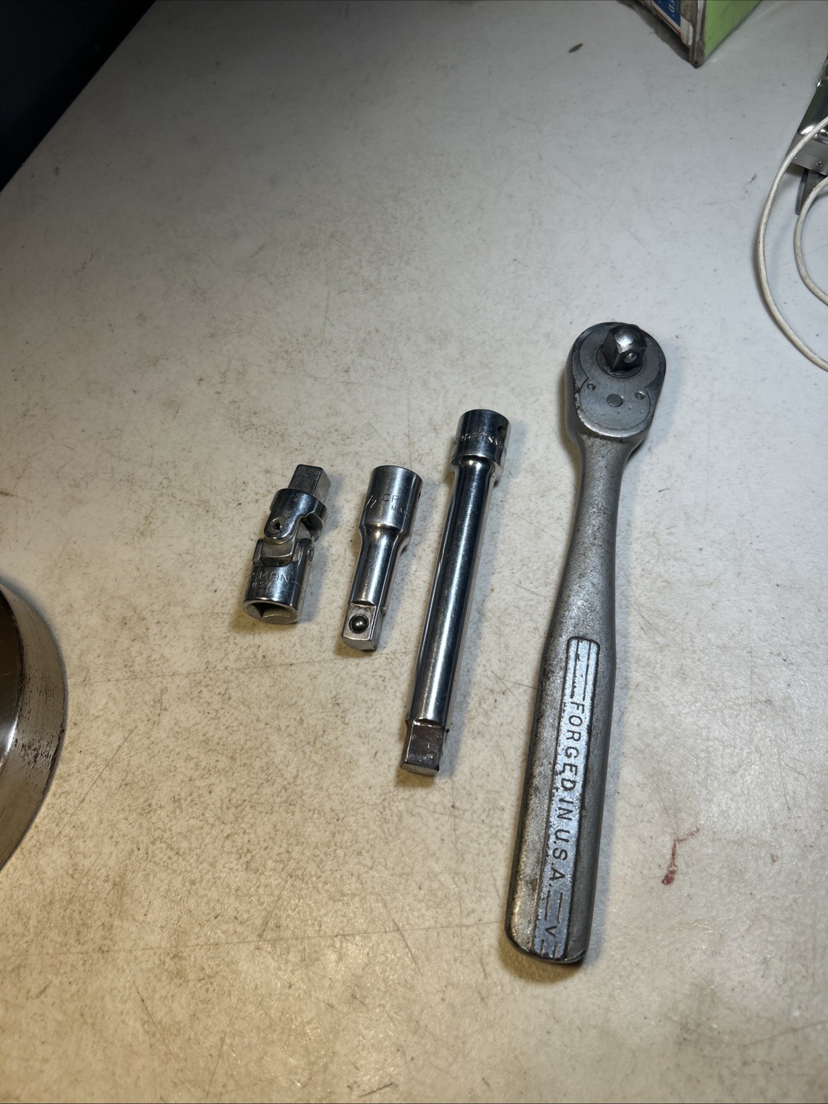 Craftsman - Vintage =V= 1/2” Drive Ratchet Plus Joint Adapter -V- 4425 Plus More Craftsman - Vintage =V= 1/2” Drive Ratchet Plus Joint Adapter -V- 4425 Plus More