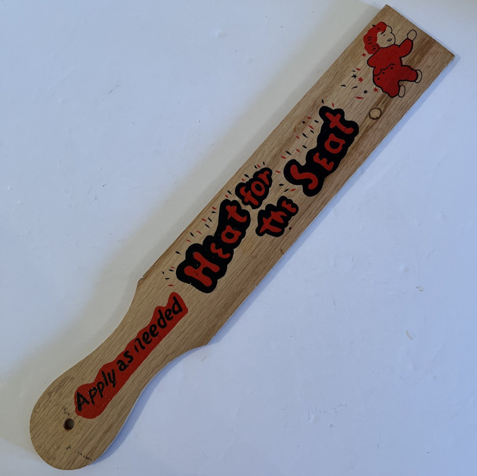 Vtg Wood Spank Paddle \