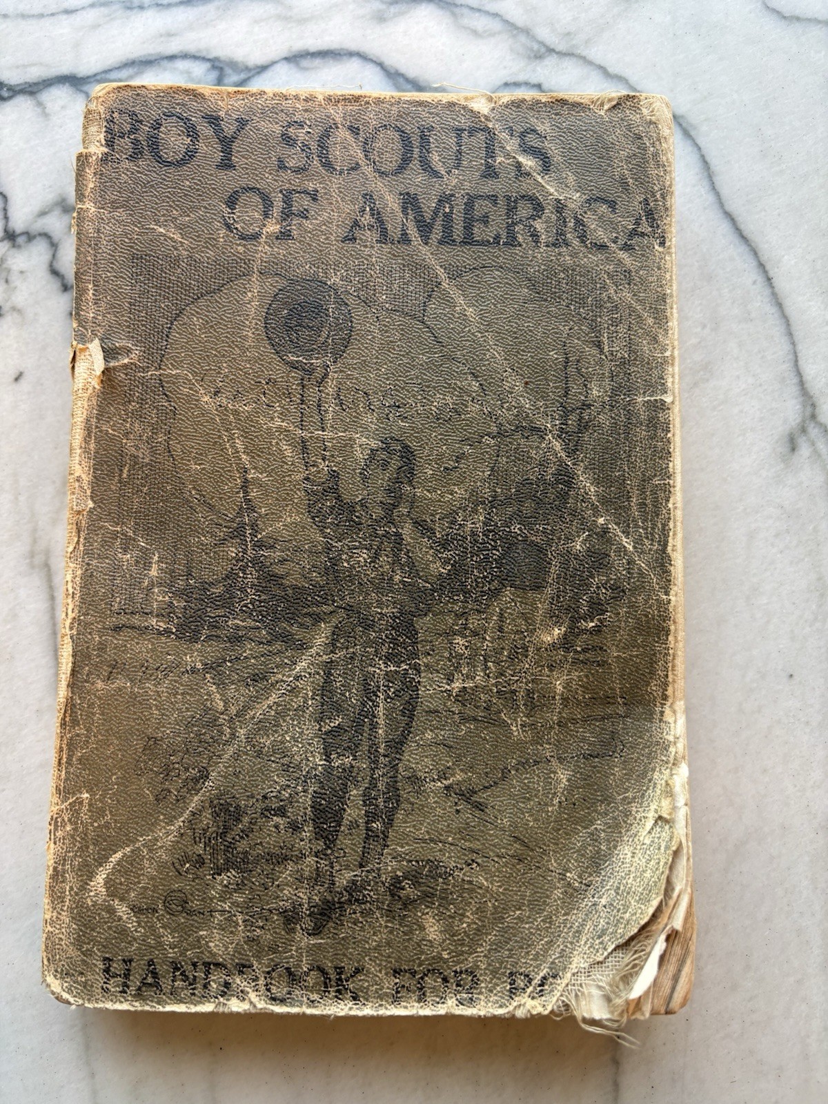 1911 Boy Scouts of America Handbook 1st Edition First Printing 400 #'d pgs READ