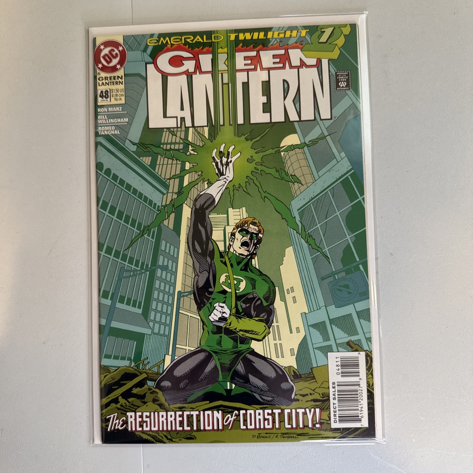 Green Lantern #48 (1994) 1st Cameo App of Kyle Rayner John Stewart