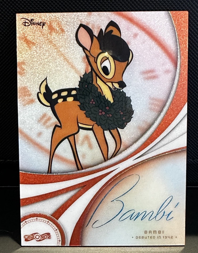 2026 CardFun ChronoZ Disney Legacy Bambi Single Script Art Orange /30 SSP 09/30