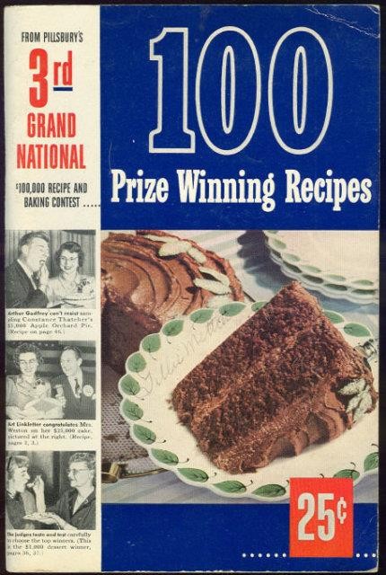 Pillsbury 3rd Grand National Bake-Off Cookbook 100 Prize Winning Recipes 1952