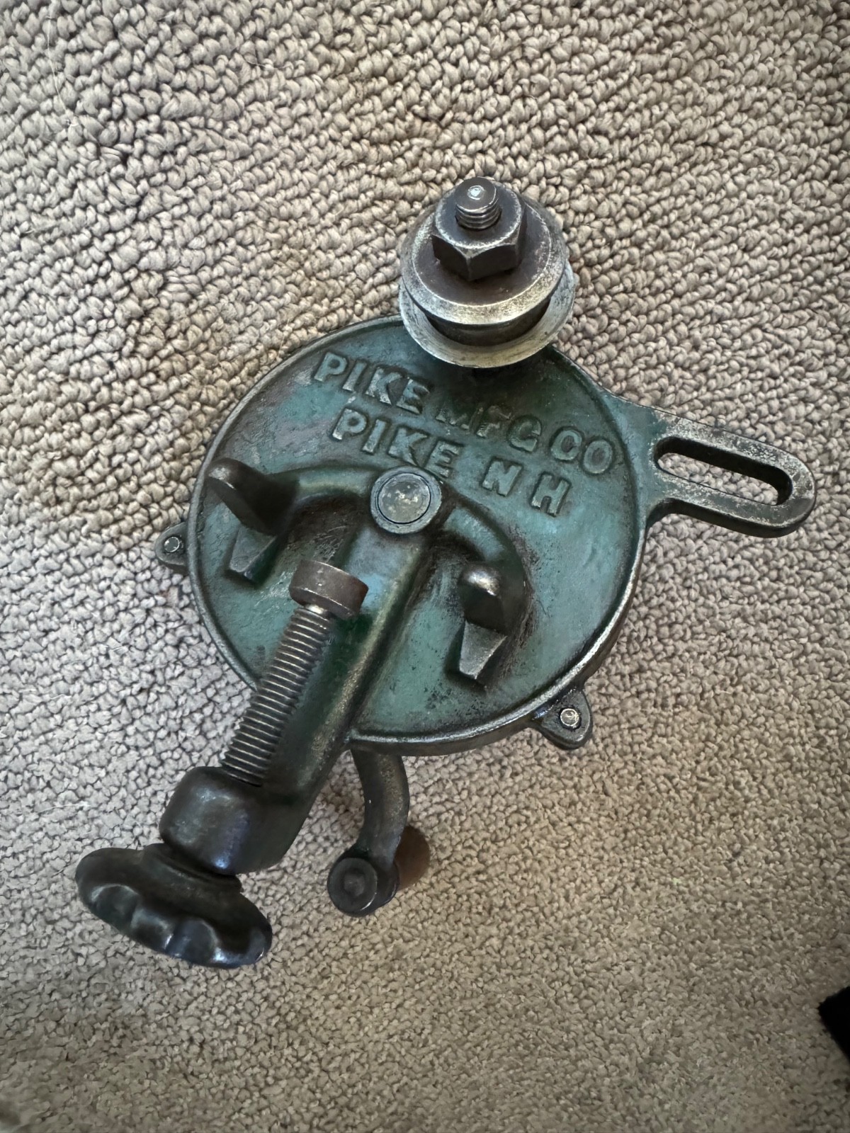 Antique Vintage Handy Andy No 4 Hand Crank Bench Grinder Pike Mfg USA