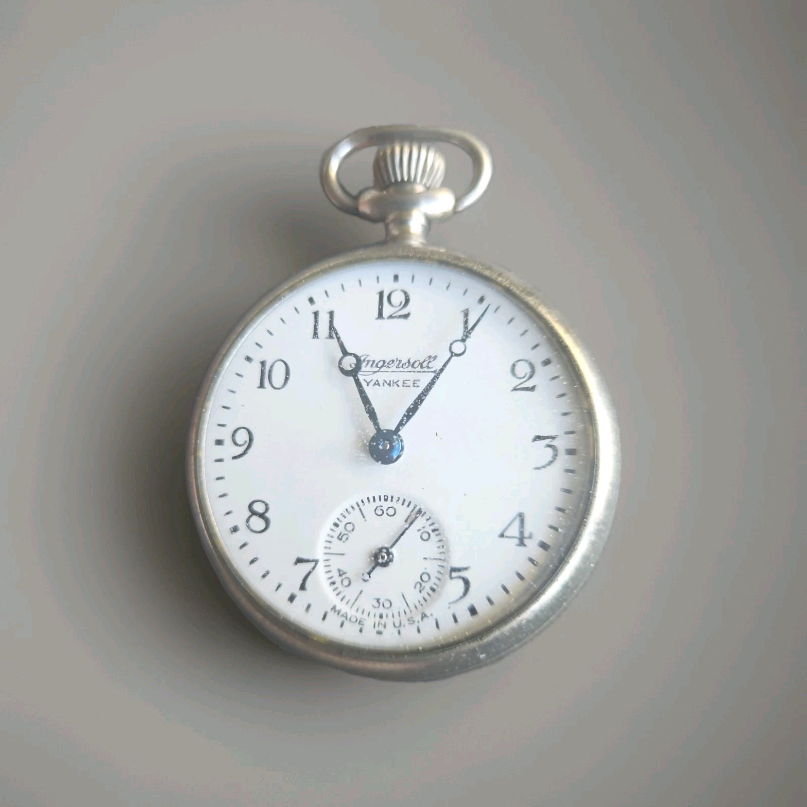Vintage Ingersoll Yankee Pocket Watch Jeweler Store Display Dummy Advertising...