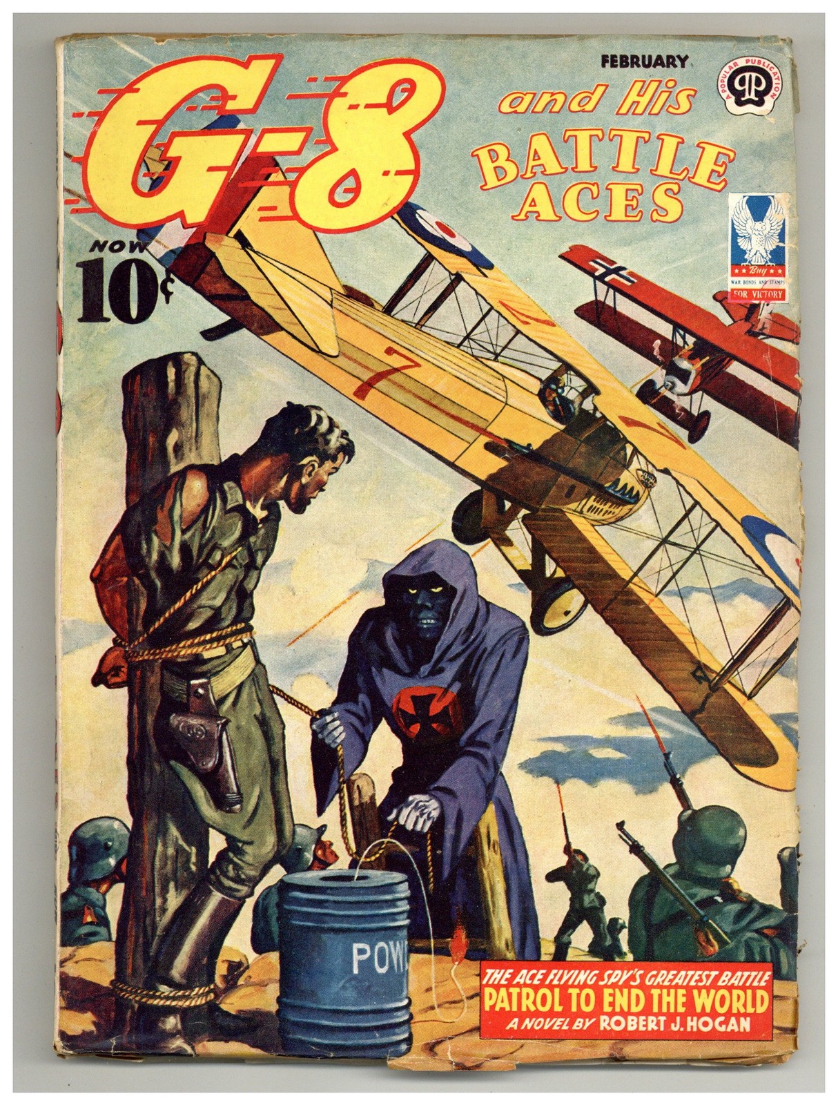 G-8 and His Battle Aces Pulp Feb 1943 Vol. 26 #2 VG/FN 5.0