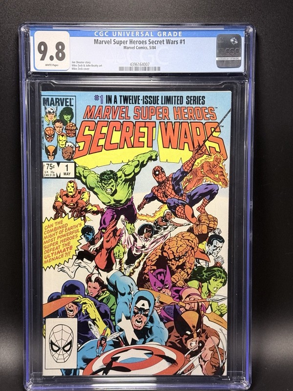 Marvel Super Heroes Secret Wars #1 (1984) CGC 9.8