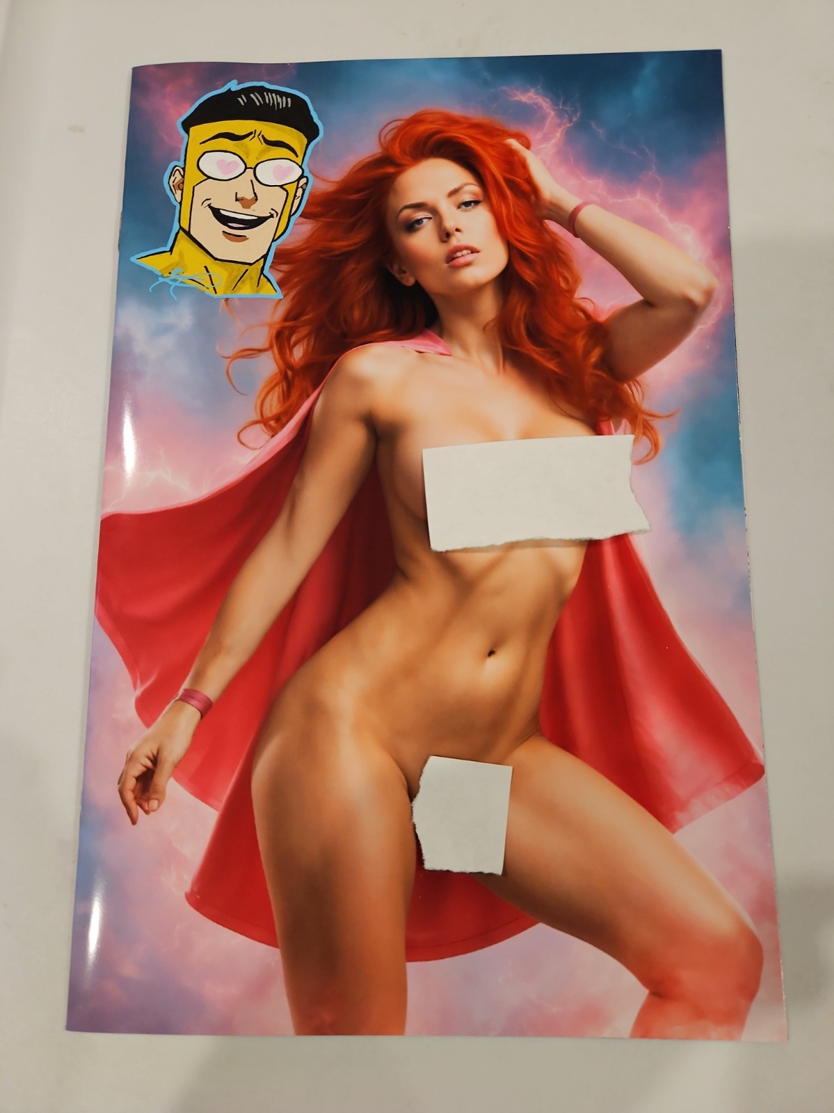 Deviant Nation Adam Eve Invincible Signed And Sketch W COA Zack Christmas
