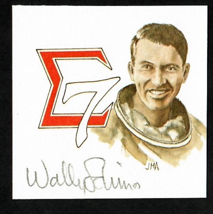 Wally Schirra Signed 3\