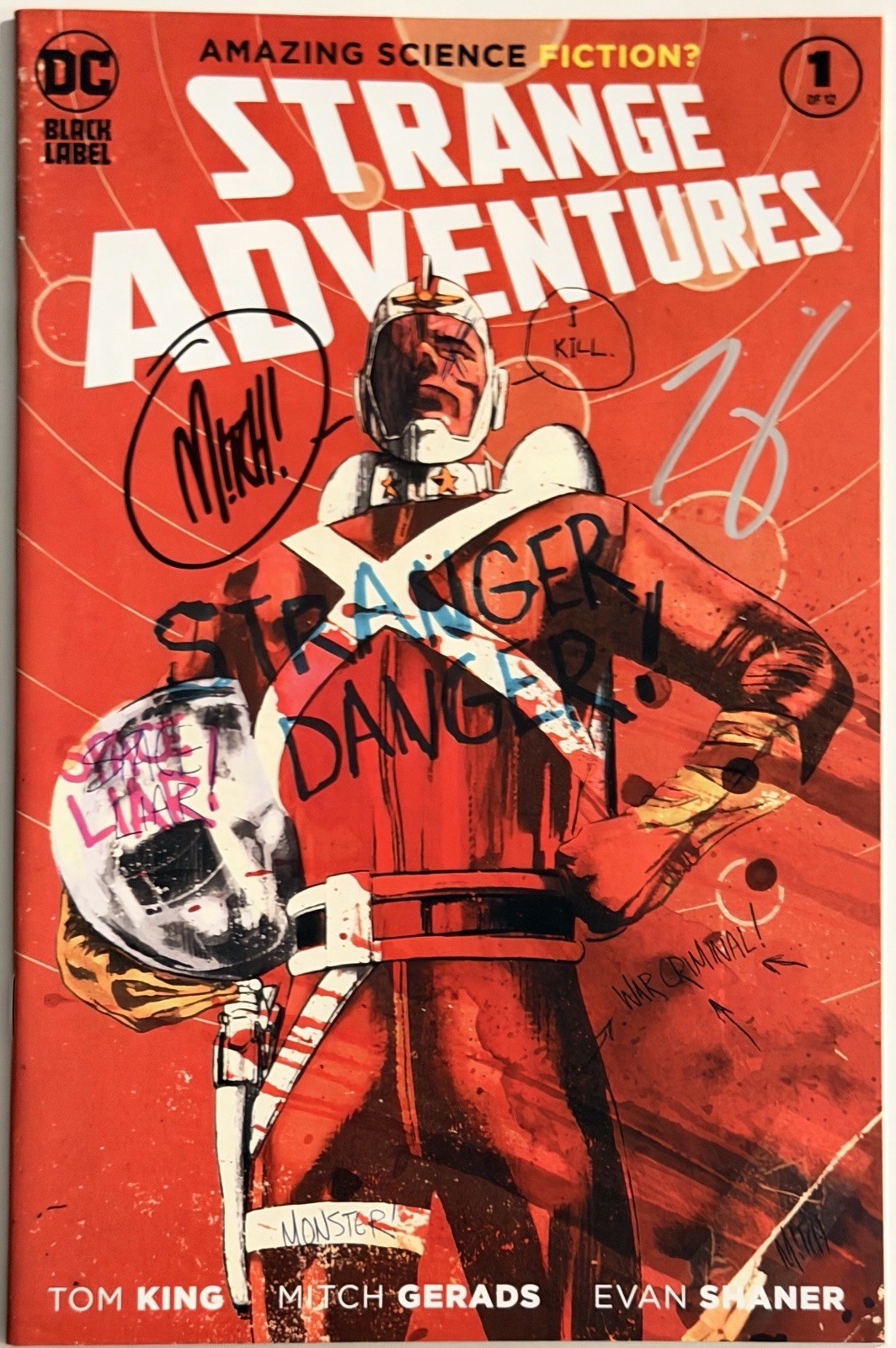 Strange Adventures #1 - Signed 2x Tom King + Mitch Gerads w/COA