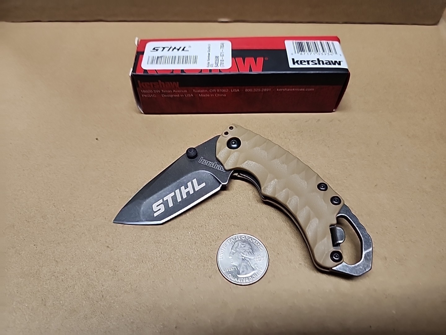 NOS GENUINE STIHL SHUFFLE 2 KERSHAW KNIFE