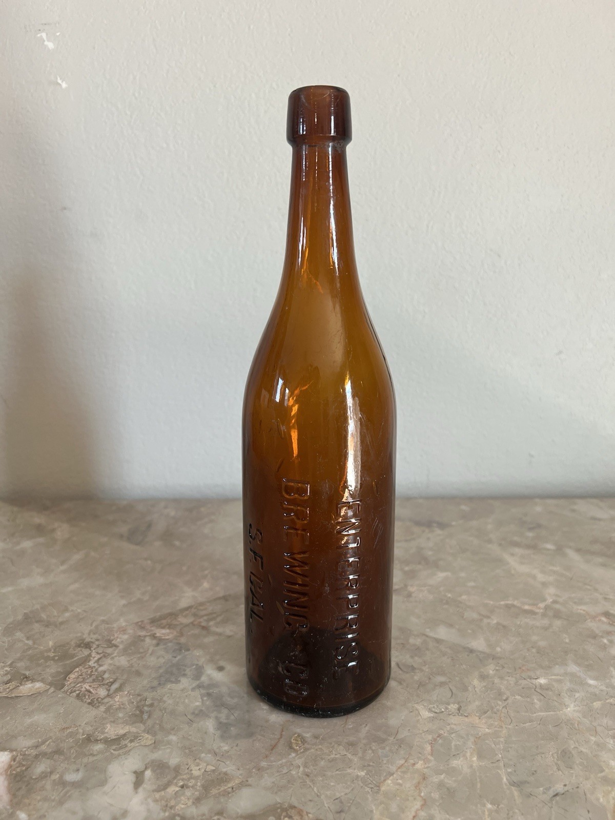 ENTERPRISE BREWING CO. S.F. CAL. Amber Bottle ENTERPRISE BREWING CO. S.F. CAL. Amber Bottle