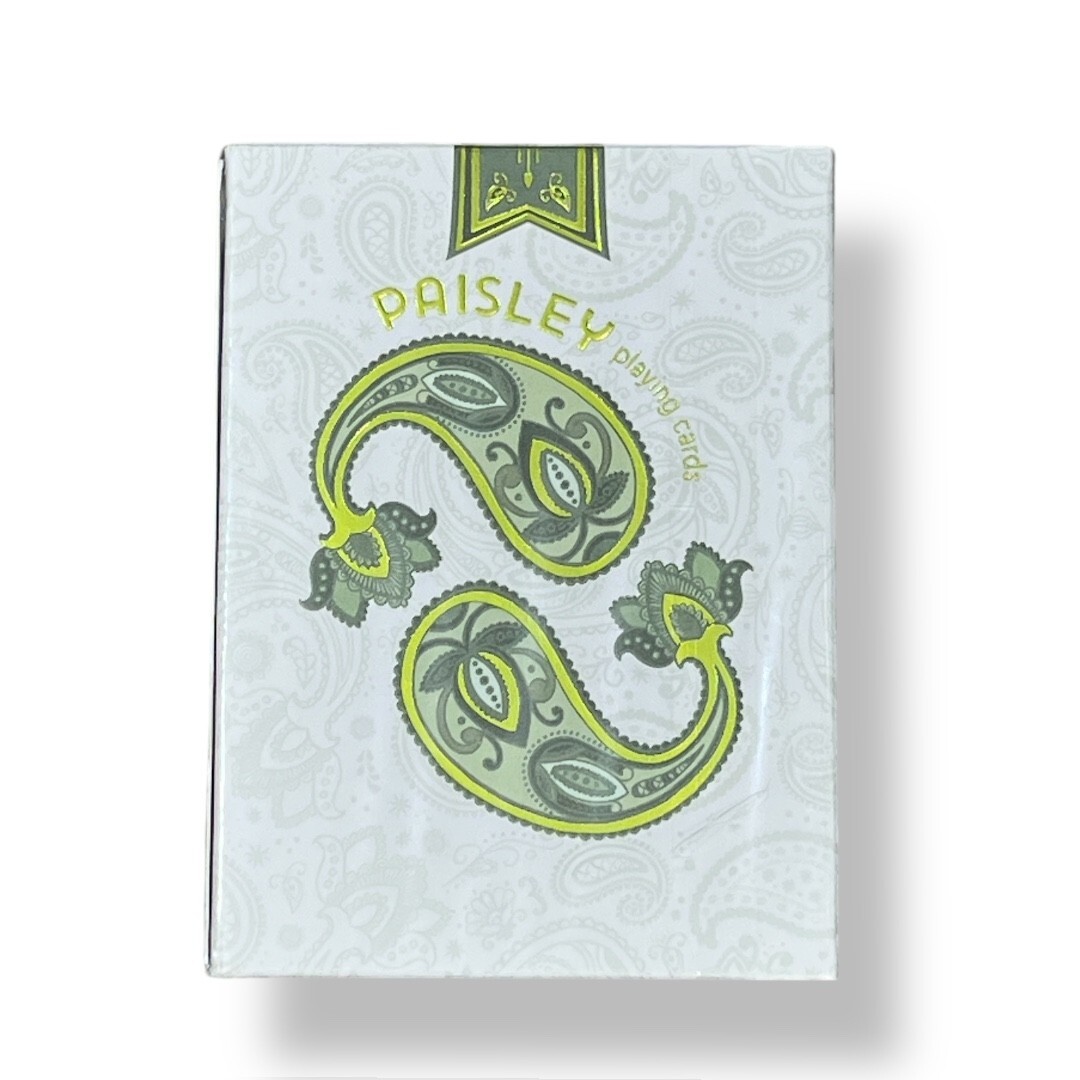 Dutch Card House Paisley Players Card Designers Choice Limited Ed Poudre Green