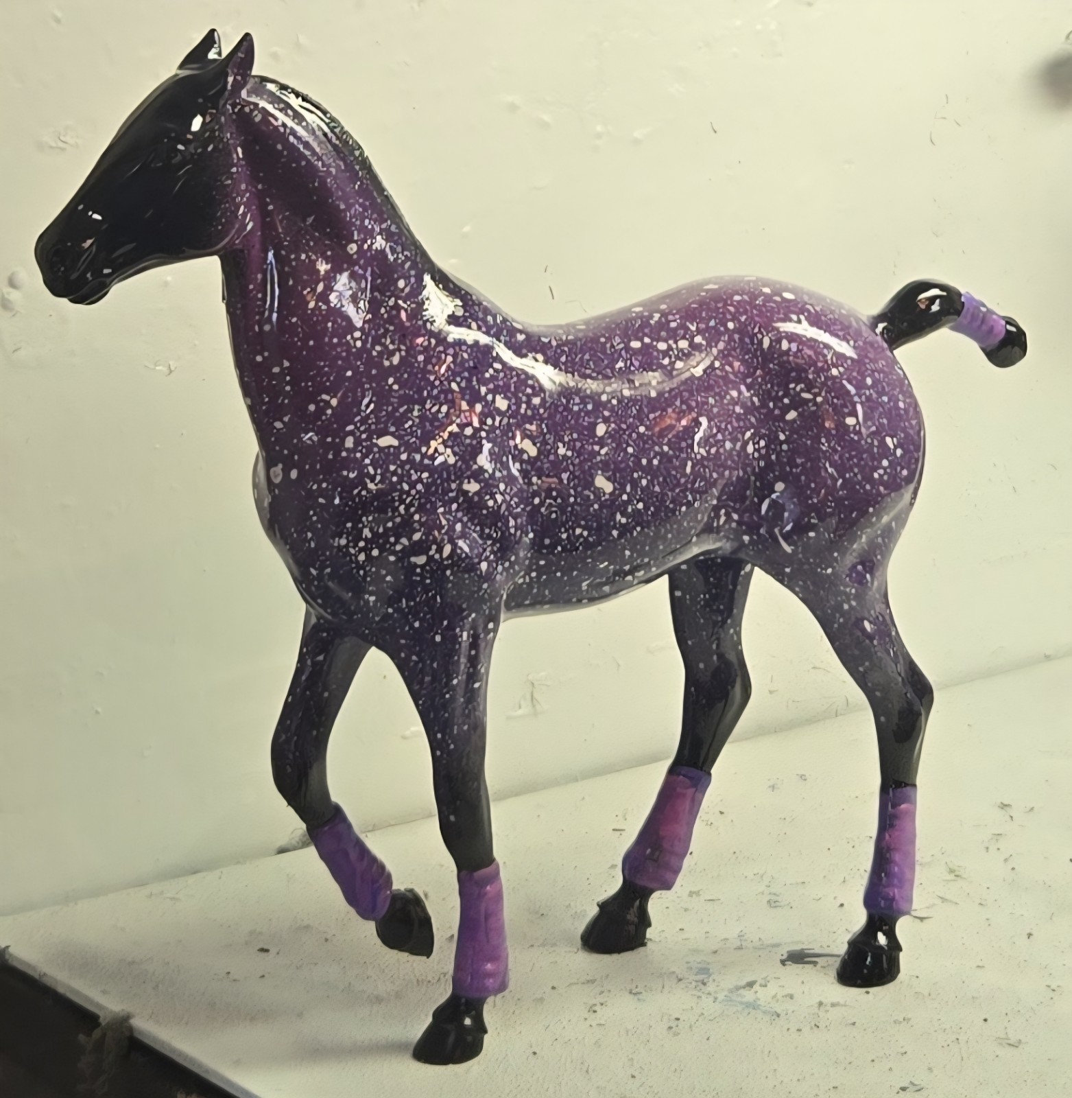 Hartland CM Traditional Sized Purple Passion Fade Polo Pony