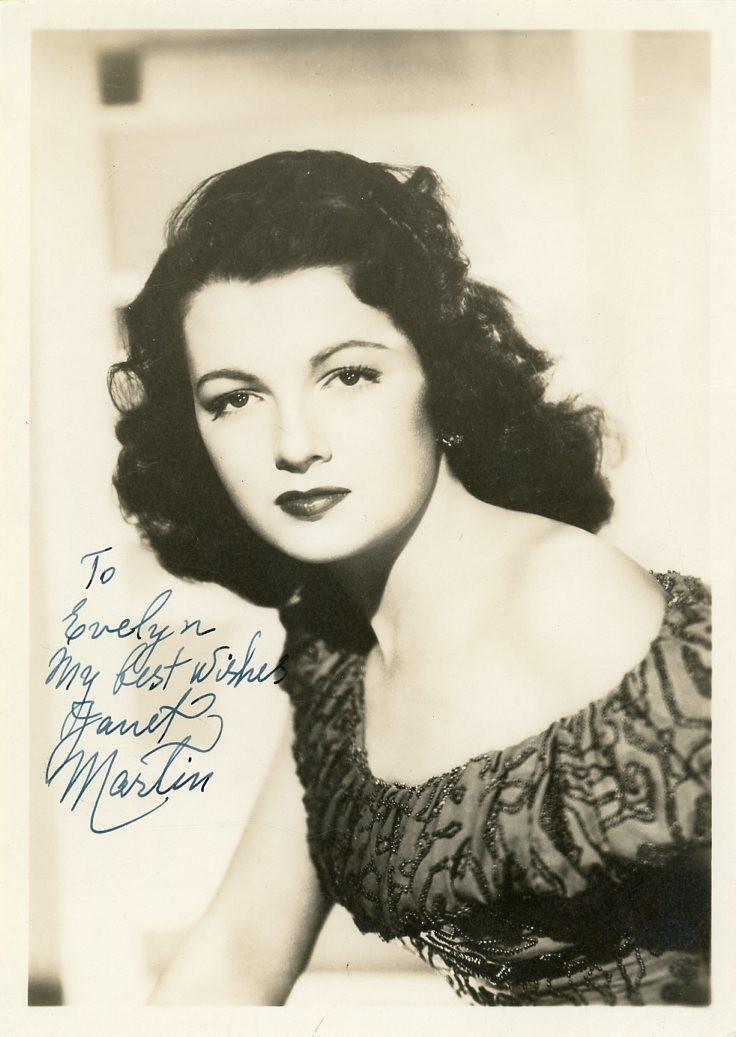 Janet Martin- Signed B&W Vintage Photograph
