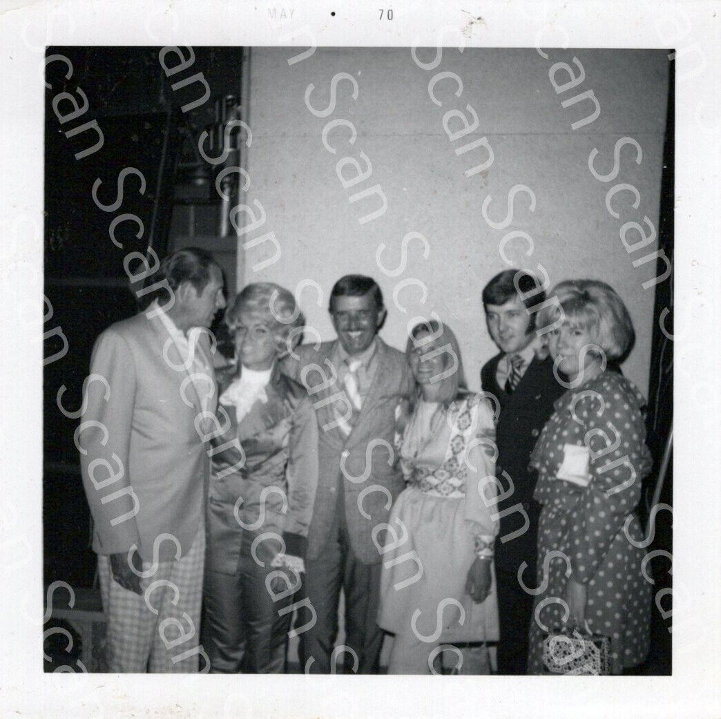 Archie Campbell Skeeter Davis VINTAGE 3.5x3.5 Candid Photo Grand Ole Opry 8