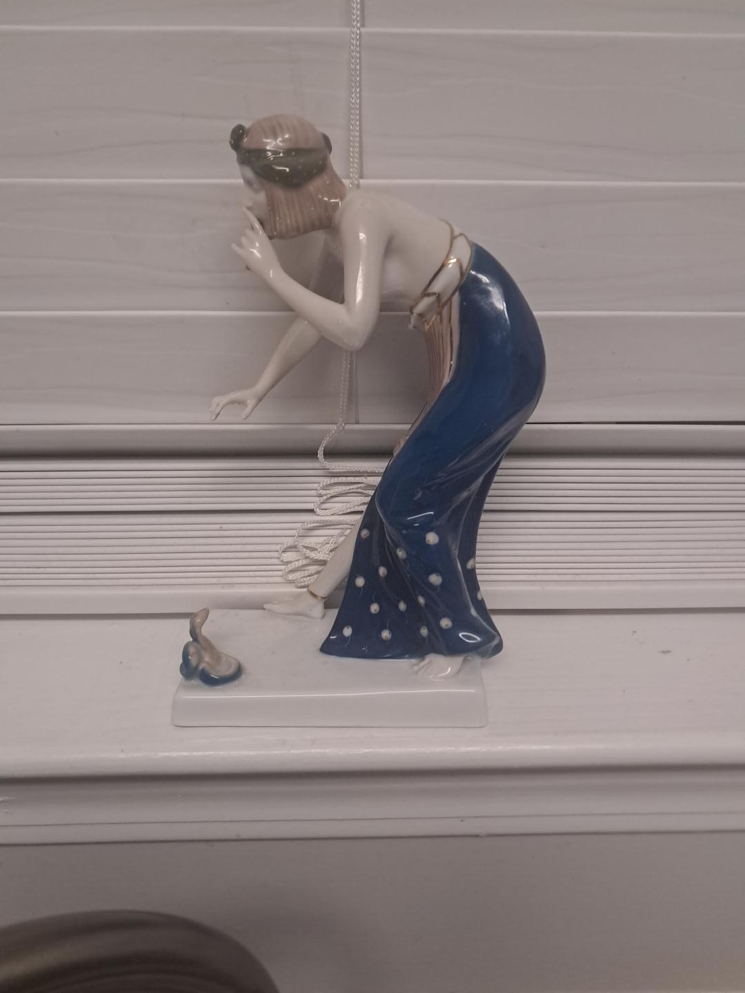 Antique Rosenthal Snake Charmer Figurine by Berthold Boess K442 – German Porcela