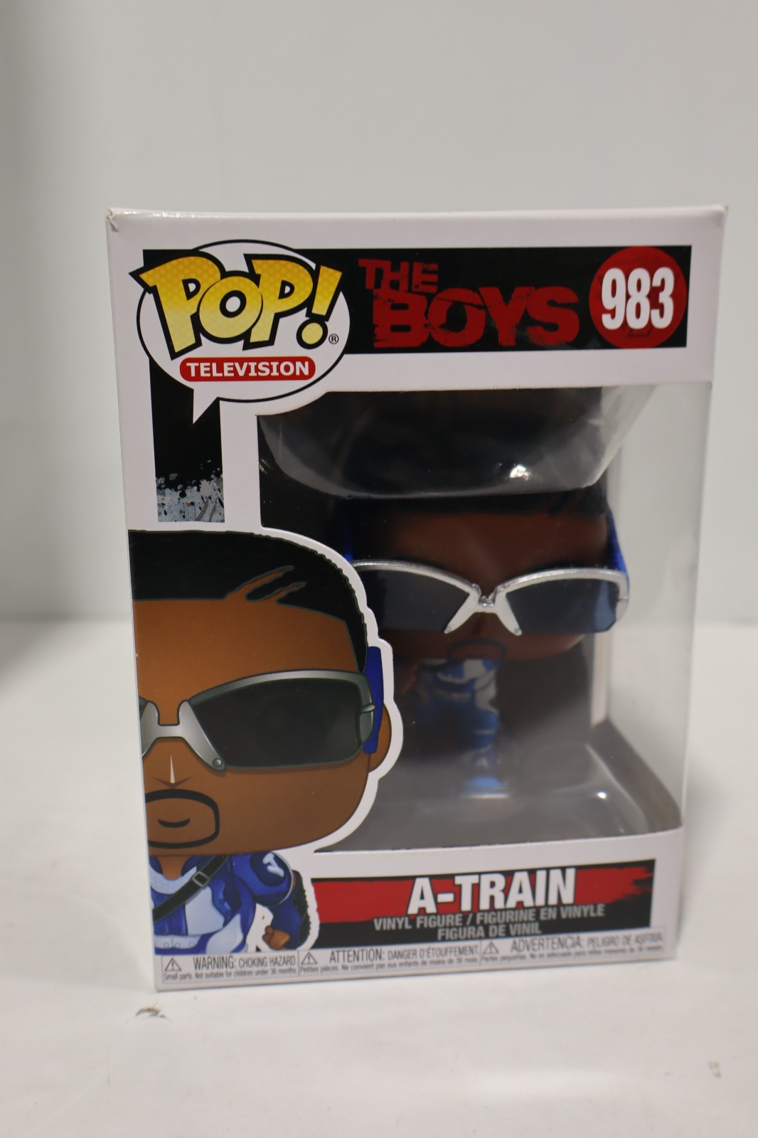 Funko Pop TV The Boys A-Train 983 Worlds Fastest Man Compound Vaulted