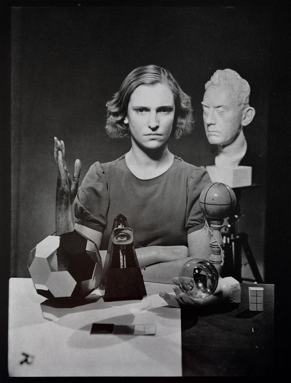 Man Ray, Composition and Self-Portrait, 1933, Signed Print R, EO 1980 Man Ray, Composition and Self-Portrait, 1933, Signed Print R, EO 1980
