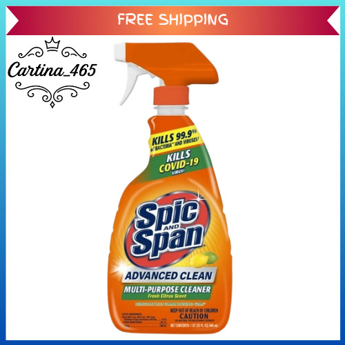 Spic & Span Advanced Cleaner Spray 32oz Citrus Scent Disinfectant Multi-Surface