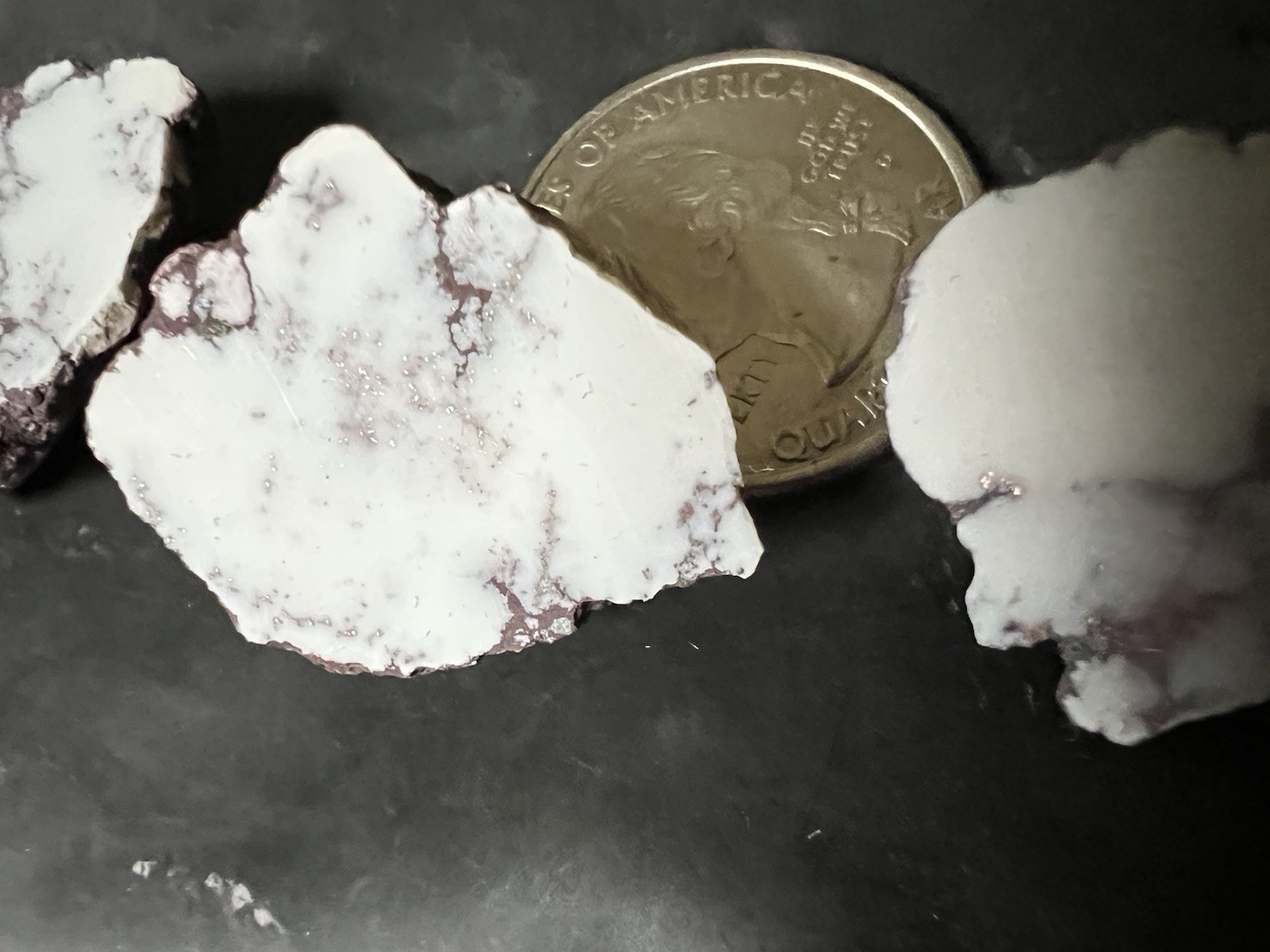 Two Pair, Datolite, C And H 21, Copper Peppered