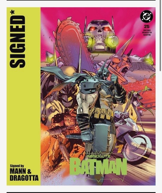 Presale - Absolute Batman #25 By Clay Mann 2X Signed (Dragotta + Mann) Presale - Absolute Batman #25 By Clay Mann 2X Signed (Dragotta + Mann)